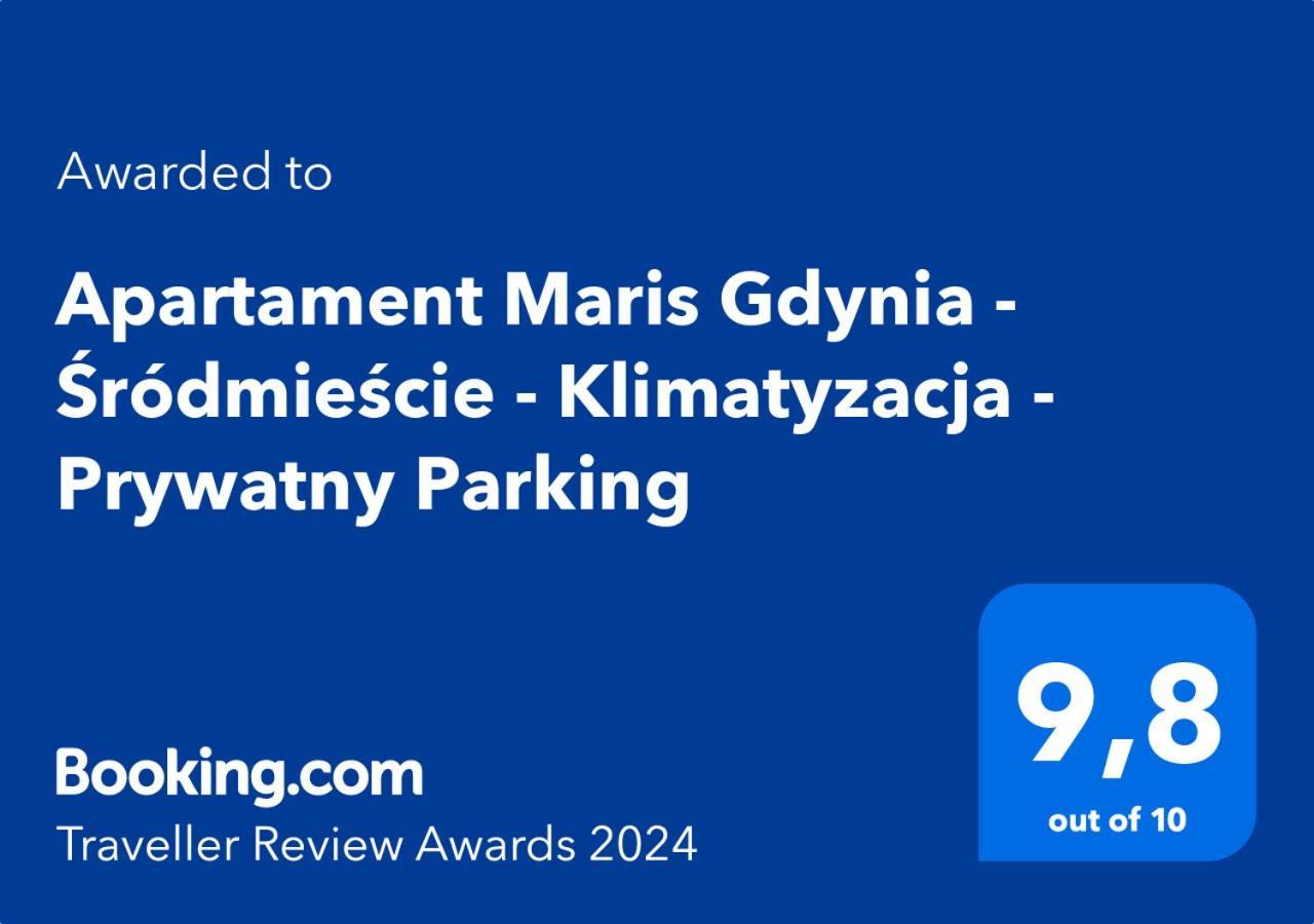 Apartament Maris Gdynia - Srodmiescie - Klimatyzacja - Prywatny Parking Exterior foto